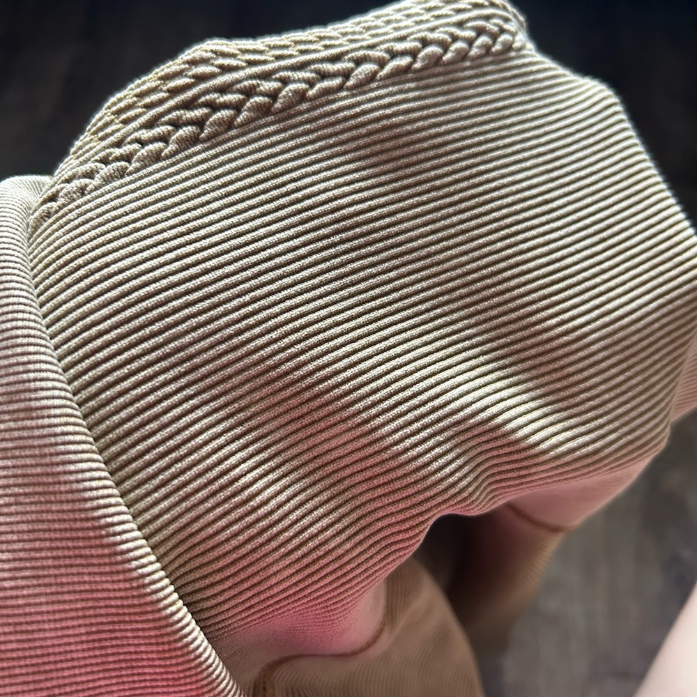 Aerie Offline Mustard Yellow Ribbed Seamless 7/8 Legging High Rise Sz M - Picture 5 of 7